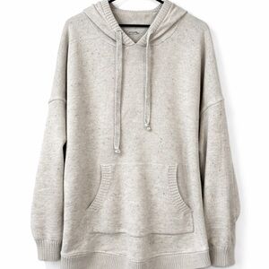 BloomChic Cozy Gray Hooded Sweatshirt